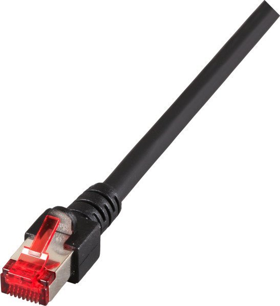 Kabllo rrjeti EFB Elektronik RJ45 Cat.6 S/FTP, 0.15 m, e zezë