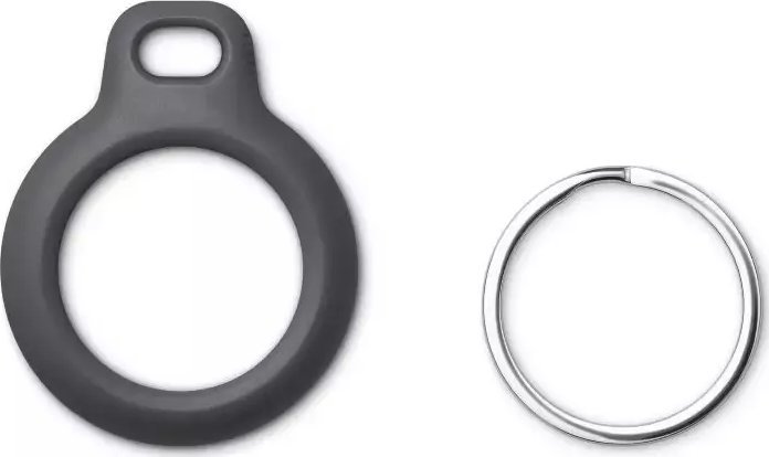 Varëse Tech-Protect Rough për Apple AirTag, TPU, me karabinë, e zezë