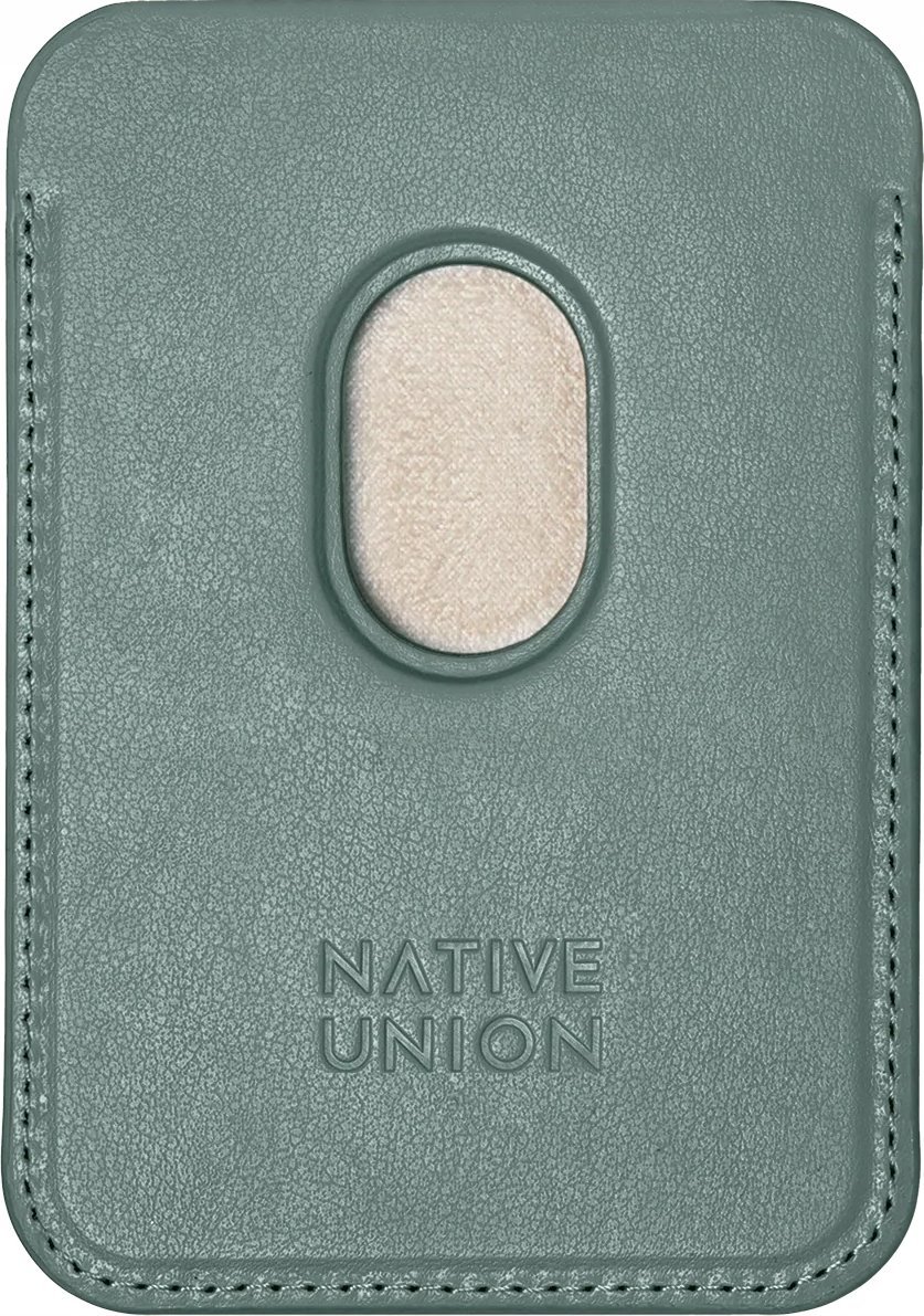 Portofol me MagSafe Native Union RE Classic Card Wallet, deri 3 kartela, Slate Green 3