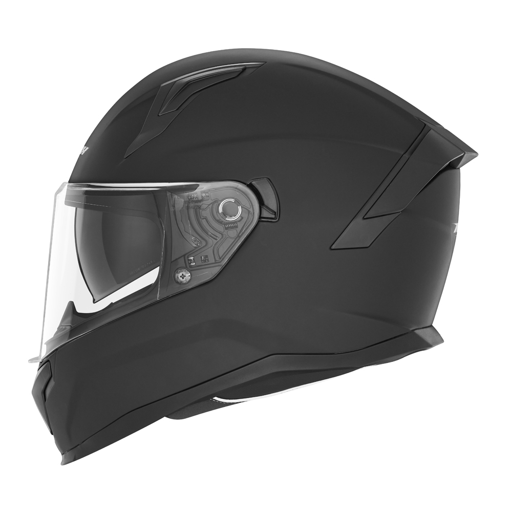 Helmetë integrale Nox N401, polikarbonat, ventilim i rregullueshëm, e zezë