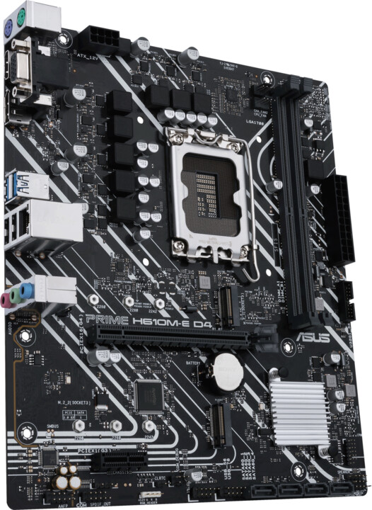 Pllakë amë ASUS PRIME H610M-E D4 (DDR4) - Intel H610