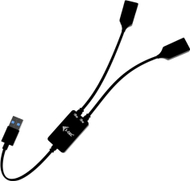 HUB USB I-tec USB-A Cable, 2 porta USB-A