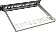 Patch panel Solarix 10", 12 porta, 1U, i zi