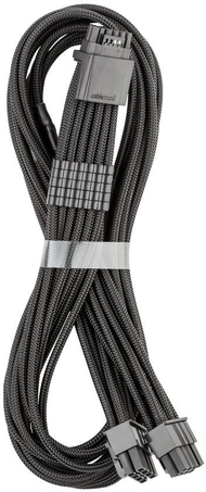 Kабел за напојување CableMod C Series Pro ModMesh, 16 пин во 2x 8 пин, 60cm, црн