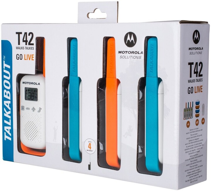 [OUTLET] Radiomarrëse Motorola TLKR T42, 4 copë