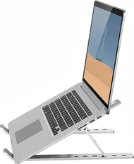 Stendë laptopi Swissten Aluminum, e rregullueshme, alumini, argjendi