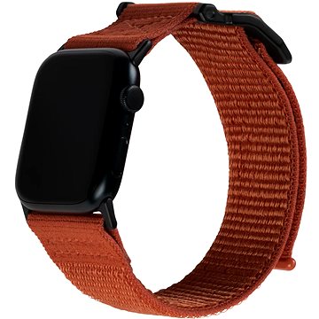 Rrip sportiv UAG Active për Apple Watch 49 45 44 42mm, hook and loop, Active Rust, i kuq