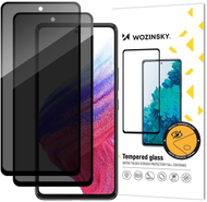 Xham mbrojtës privatësie Wozinsky për Xiaomi Redmi Note 14S, 2 copë, i zi