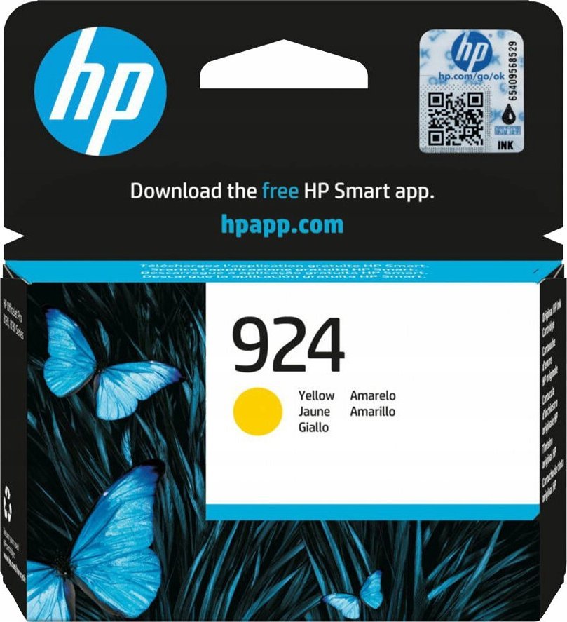 Ngjyrë printeri HP 924, e verdhë