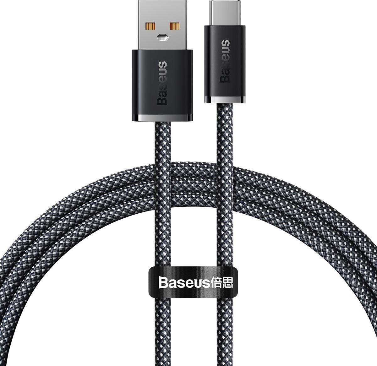 Kabllo USB Baseus Dynamic Series CALD000616, USB A në USB C, 1 m, gri