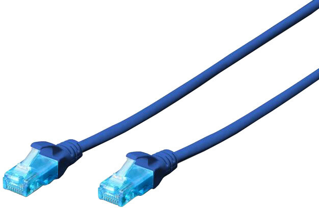 Kabllo Digitus Ecoline, CAT 5e, AWG 26/7, 10m, e kaltër