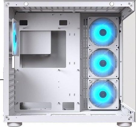 Kuti kompjuteri Cougar Gaming FV150, MIDI Tower, xham i temperuar, 4 ventilatorë ARGB