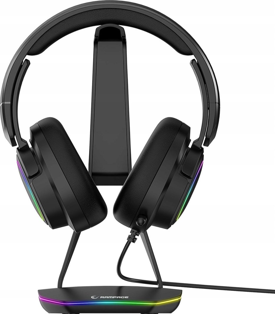 Mbajtëse për kufje Rampage Tower T14, 2x USB