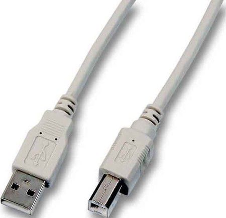 Kabllo USB EFB K5255, USB A në USB B, 1.8 m, gri