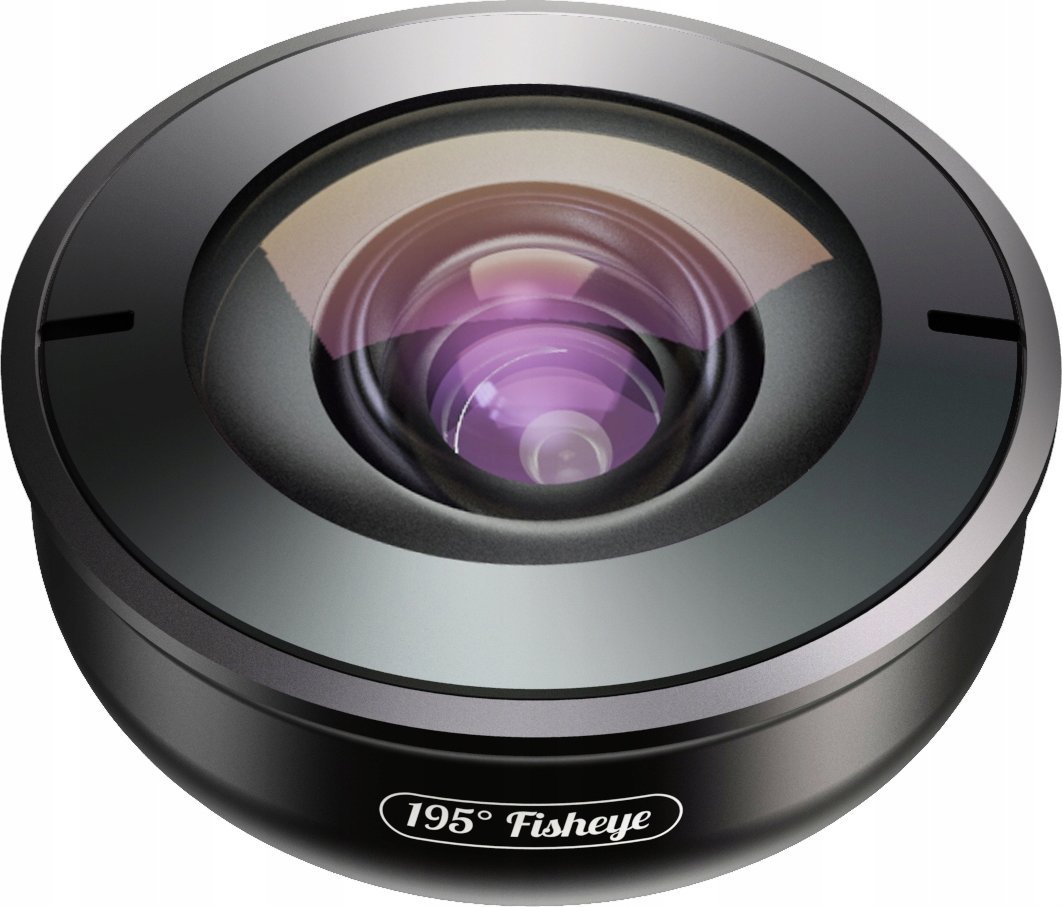 Objektiv fisheye Apexel APL-HB195, 195°, HD, për telefon