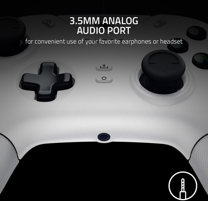 Kontroller Razer Wolverine v2, i bardhë (PC, Xbox Series, Xbox ONE)