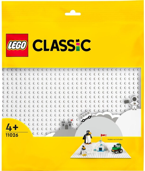 Pad ndërtimi LEGO® Classic 11026, 1 copë, i bardhë
