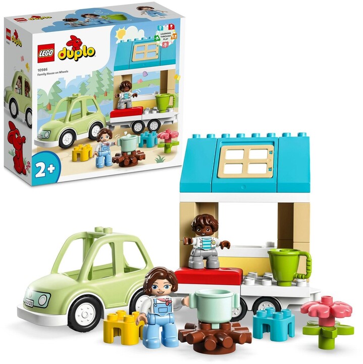 Set LEGO® DUPLO® 10986 Mobile Family House, 31 pjesë