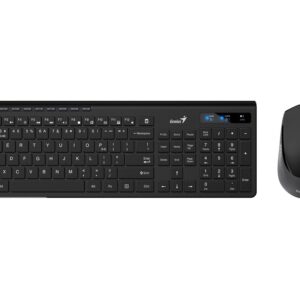 Set tastierë dhe maus Genius Slimstar 8230, wireless BT, layout BH HR SRB, i zi
