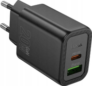 Karikues muri Hoco N61, USB A dhe USB C, 20W, i zi