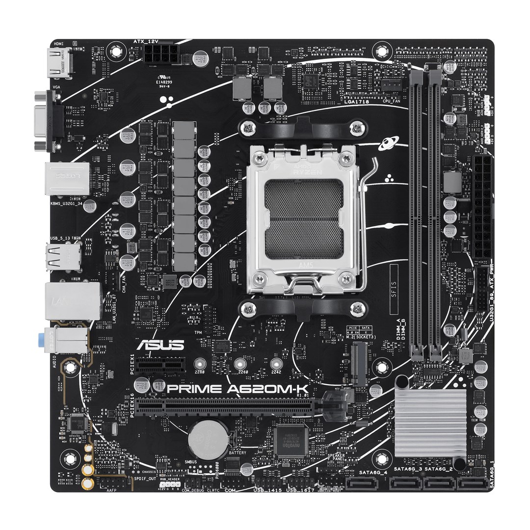 Pllakë amë ASUS PRIME A620M-K AMD A620 Socket AM5 micro ATX