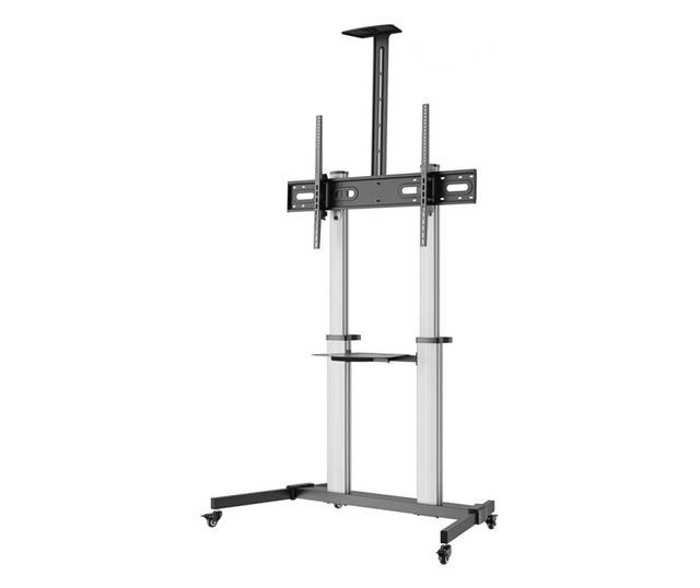 Stendë mobile për TV Serioux 44-610TW, 60"-100", ngarkesë 100kg, e zezë