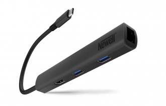 HUB USB C Newell Universal 6 in 1, HDMI 4K 60Hz, Power Delivery 100W, grafit