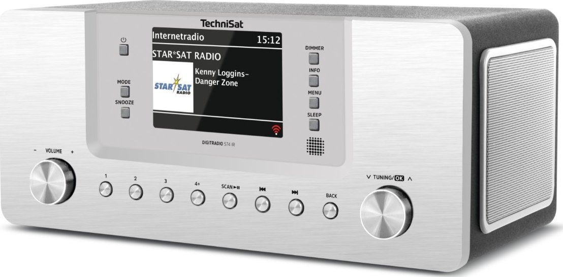 Radio interneti TechniSat DIGITRADIO 574 IR, DAB+, WiFi, e zezë