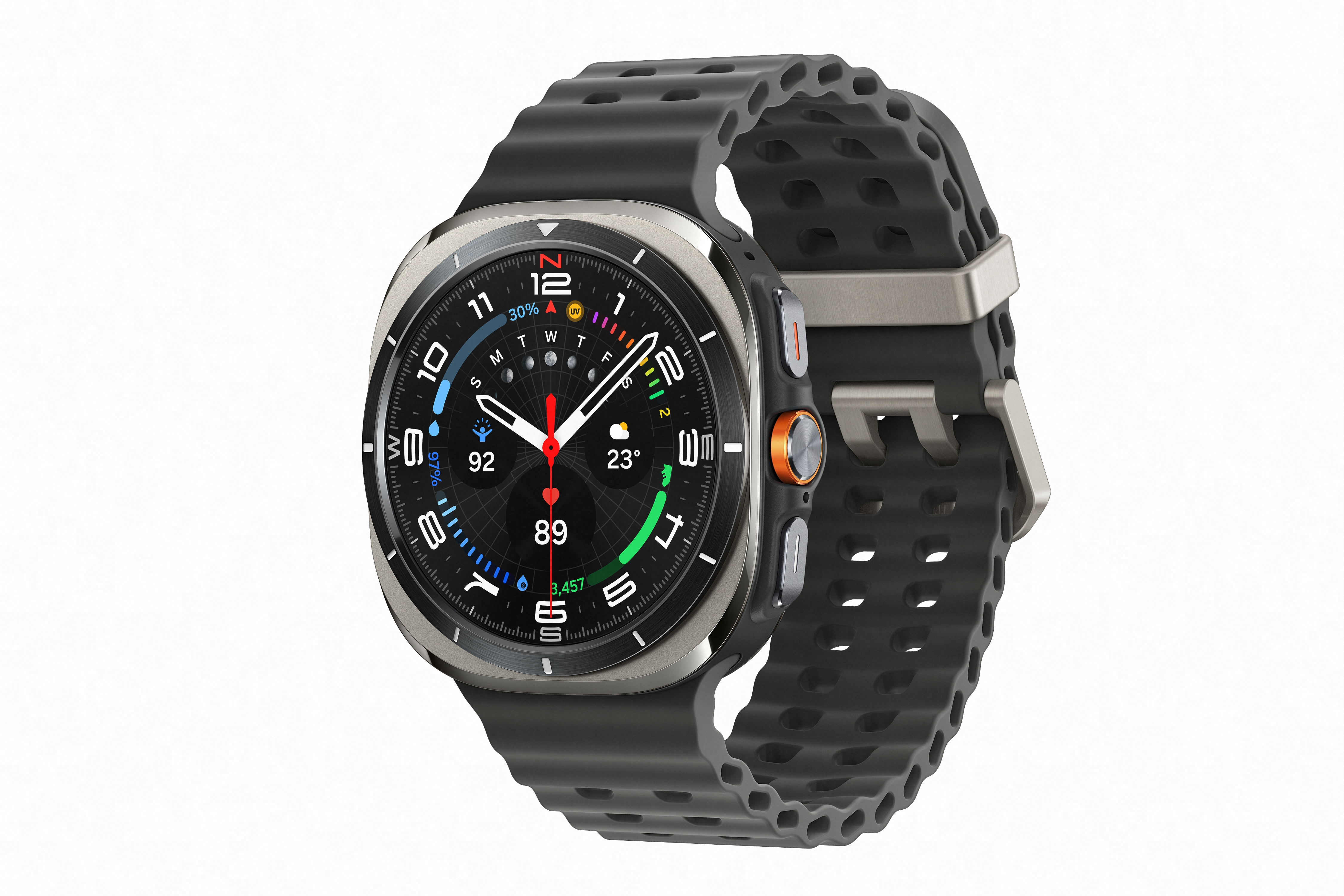 Orë Samsung Galaxy Watch Ultra, 47mm, e argjendtë titanium