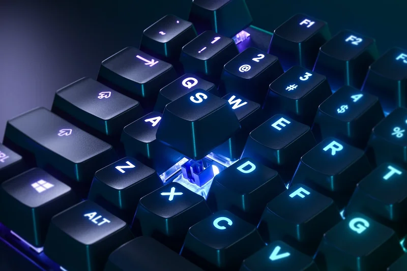 [OUTLET] Tastierë SteelSeries Apex 5, SteelSeries Hybrid Blue, US, e zezë