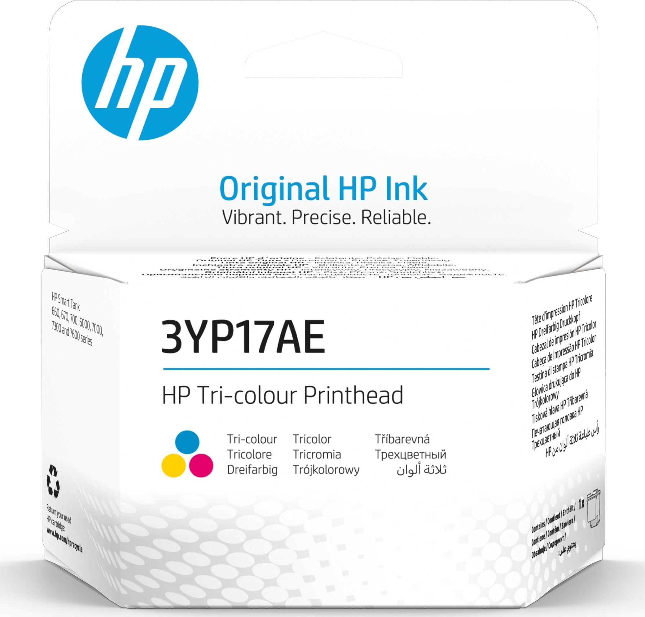 Kokë printimi HP Inktank 3YP17AE, trefisht ngjyrë
