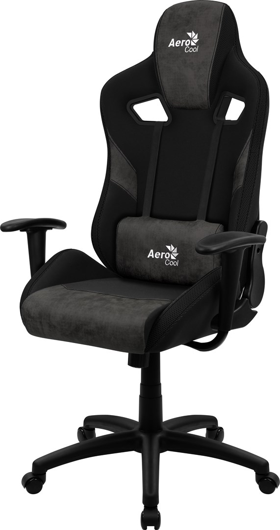 Karrige lojërash Aerocool COUNT AeroSuede, 150kg, e zezë