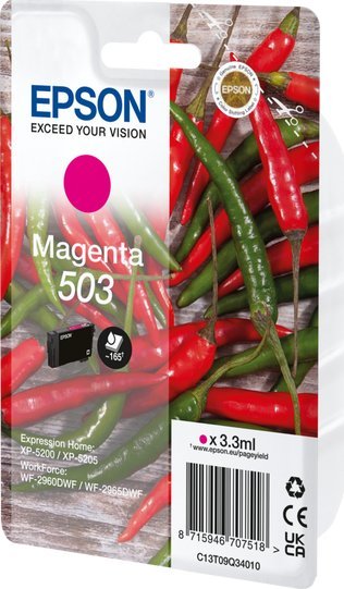 Ngjyrë printeri Epson 503 Chillies, 3.3ml, rozë
