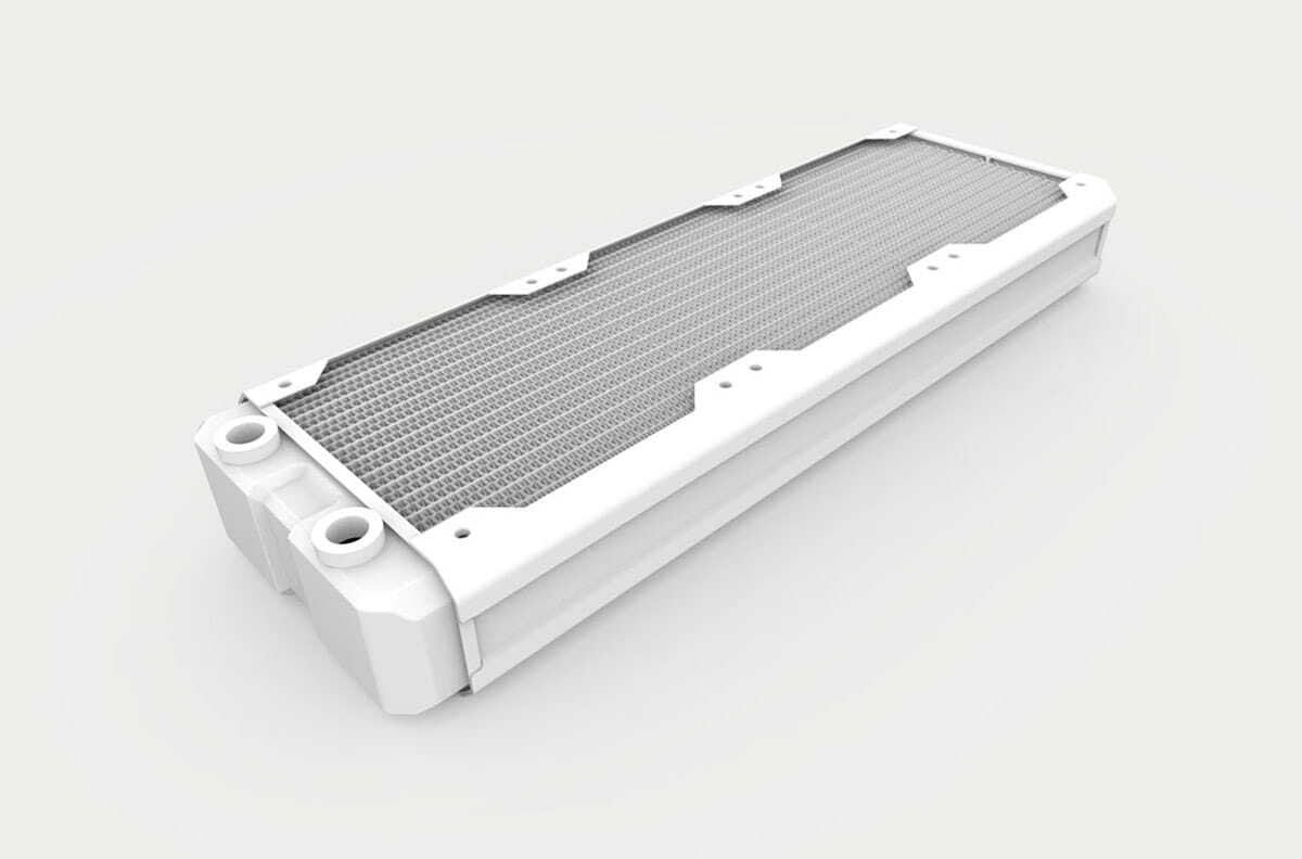 Radiator ftohës PC Hardware Labs Black Ice Nemesis GTX 360, 360mm, për 3 ventilatorë 120mm, i bardhë