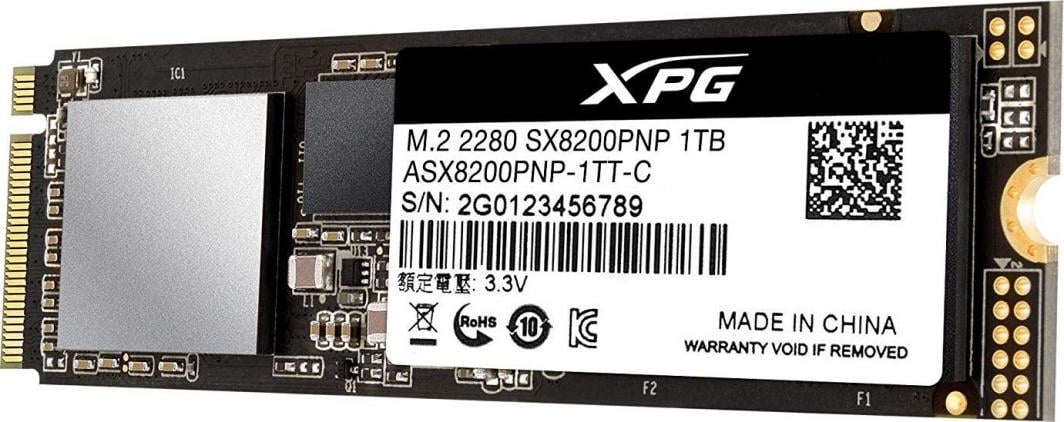 Disk ADATA XPG SX8200 PRO, M.2 2280, PCI-E x4 Gen3, NVMe SSD, 1TB