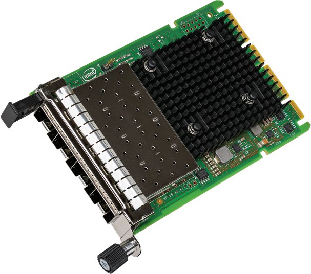 Adaptor rrjeti Intel X710-DA4 OCP 3.0, fibër optike, 1000 Mbit/s