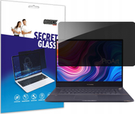 Filtër privatësie për laptop GrizzGlass SecretGlass, 17", xham mbrojtës, transparent