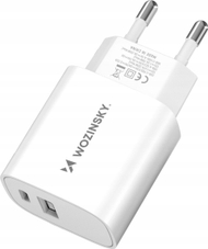 Karikues rrjeti Wozinsky WGW-CW, 20W, 2 porta USB-A USB-C, i bardhë
