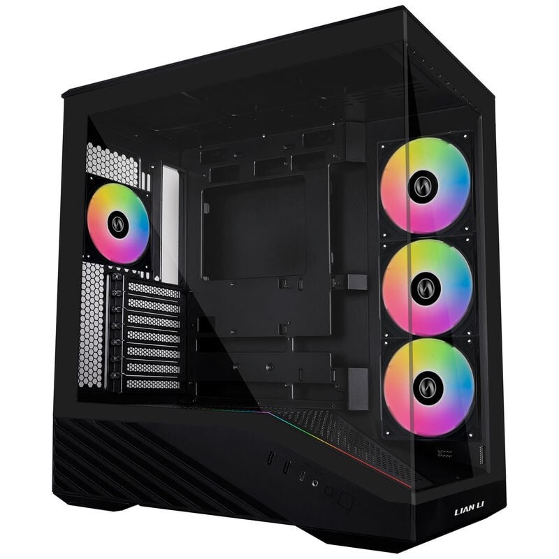 Kutia kompjuteri Lian Li Vector V100, mid tower, ARGB, xham i temperuar, e zezë