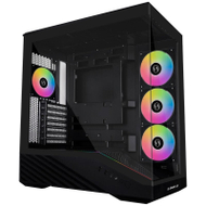 Kutia kompjuteri Lian Li Vector V100, mid tower, ARGB, xham i temperuar, e zezë