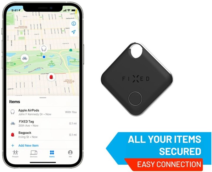 Lokalizues FIXED Tag Smart Find My, i zi