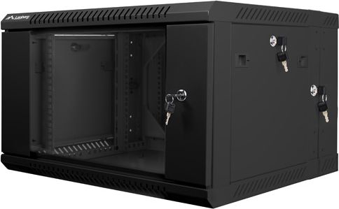 Kabinë serveri e varur Lanberg WF02-6606-10B, 19", 6U, e zezë