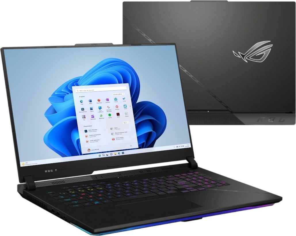 Laptop ASUS ROG Strix Scar 17 G733PZ-LL054W, 17.3", Ryzen 9 7945HX, 32GB RAM, 1000GB SSD, Nvidia RTX4080