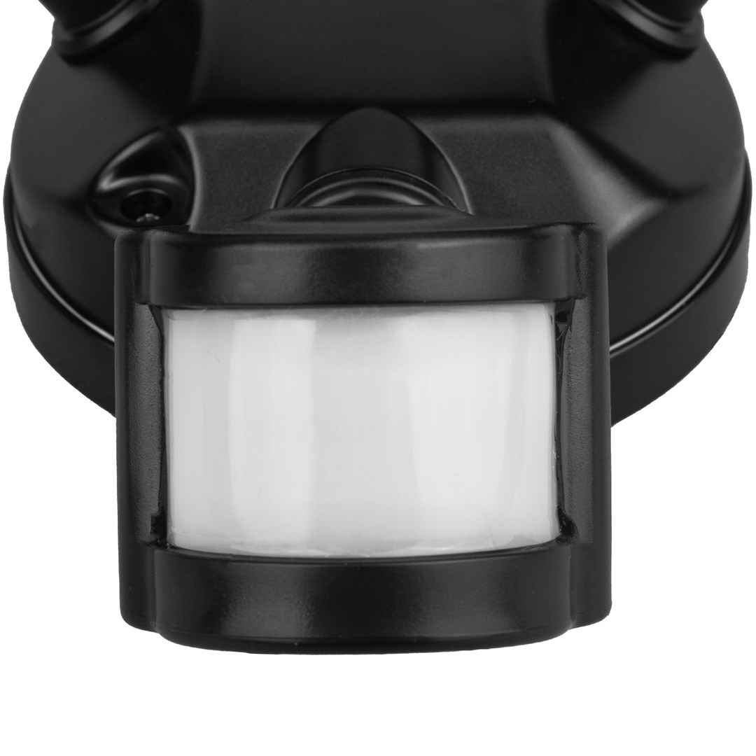 Llambë murale LED Maclean MCE524 B, 20W, 1500lm IP65 4000K, e zezë