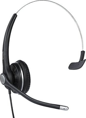 Kufje me mikrofon Snom A100M, On Ear, Noise Cancelling, e zezë