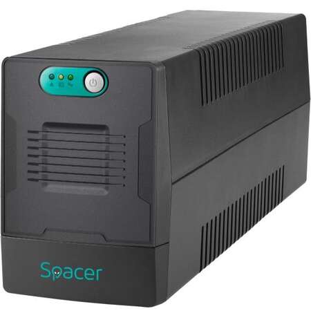 UPS line interactive Spacer SPUP-600L-LIT01, 600VA 360W, 2 porta Schuko, i zi
