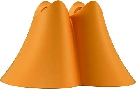 Mbajtëse furçash dhëmbësh Promis Duo, bioplastikë, për 2 furça, portokalli