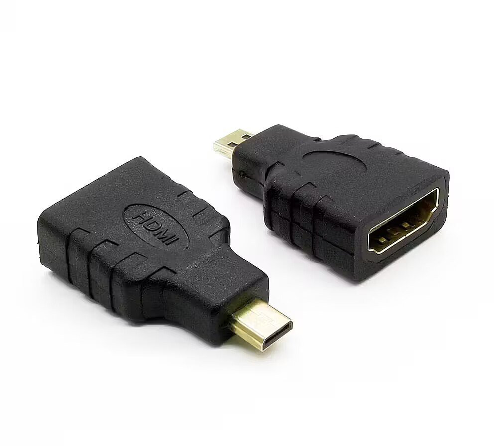 Adapter HDMI RoGer GT MHL Universal GT-HDMI-FC, Micro HDMI në HDMI, i zi