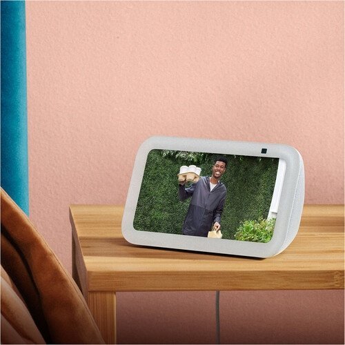 Ekran smart Amazon Echo Show 5 3rd Gen, 5.5", me Alexa, i bardhë Glacier