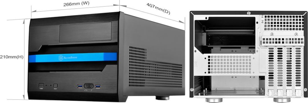 Kasë SilverStone SG12B, Cube Tower